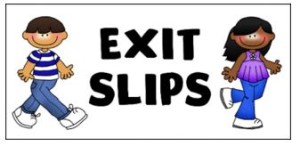 exit slip